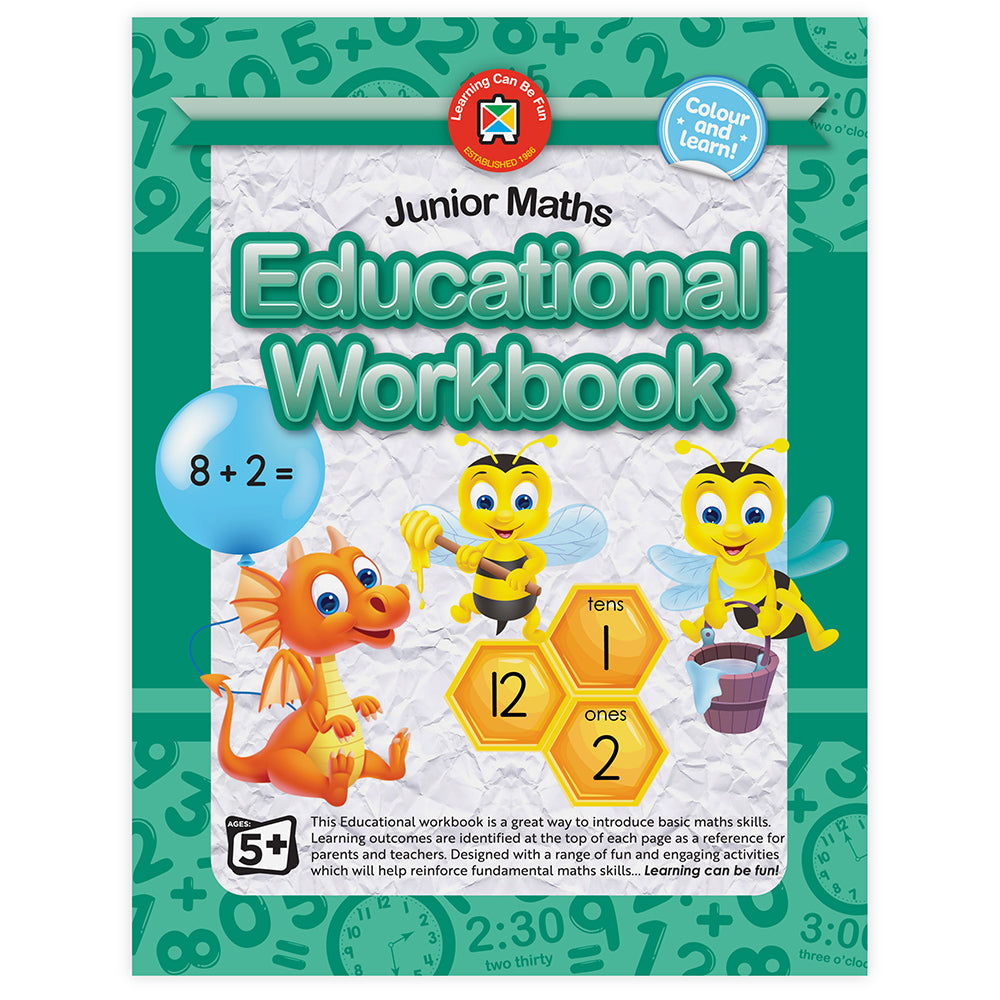 LCBF Educational Workbook Junior Maths - Cafe Supply