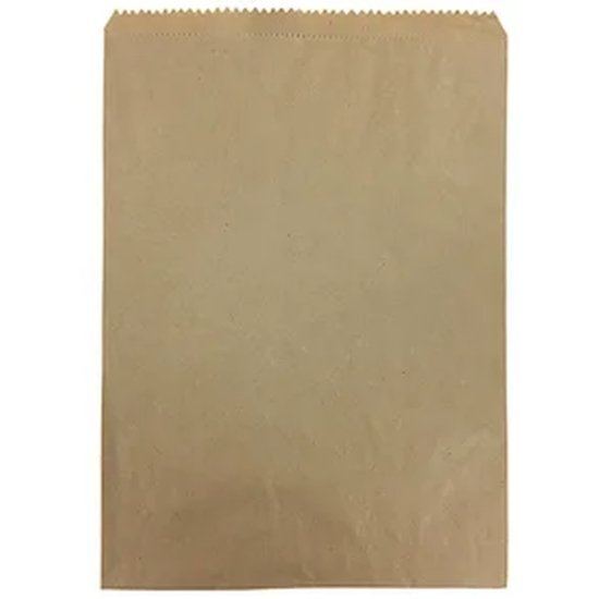 #6 Flat Brown Paper Bags - Cafe Supply