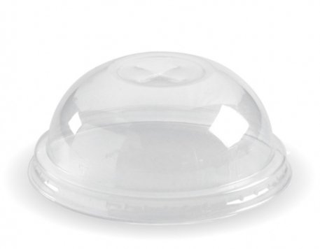 60-280ML CLEAR DOME X-SLOT LID - Cafe Supply