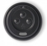 63MM PS BLACK SIPPER 4OZ LID - Cafe Supply