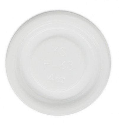 63MM PS WHITE NO HOLE 4OZ LID - Cafe Supply