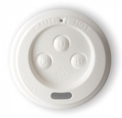 63MM PS WHITE SIPPER 4OZ LID - Cafe Supply