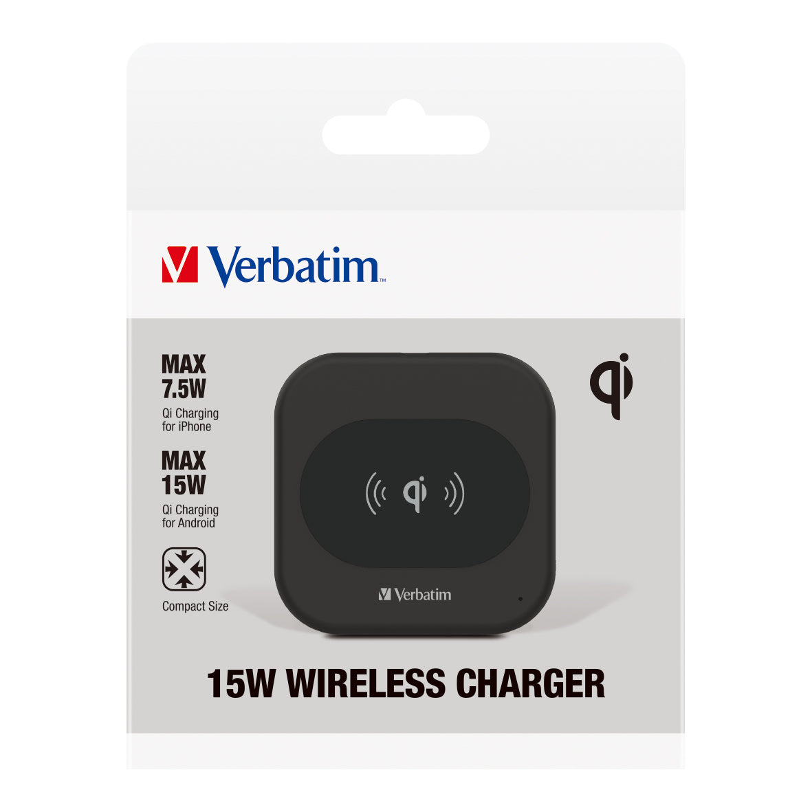 Verbatim Essentials Wireless Charger 15W Black - Cafe Supply