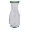 6PK WECK BOTTLE GLASS JAR WITH LID 530ML - Cafe Supply