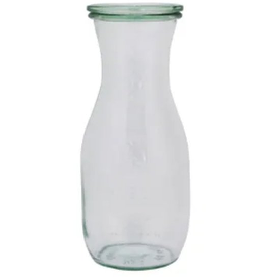 6Pk Weck Bottle Glass Jar With Lid 530Ml - Cafe Supply