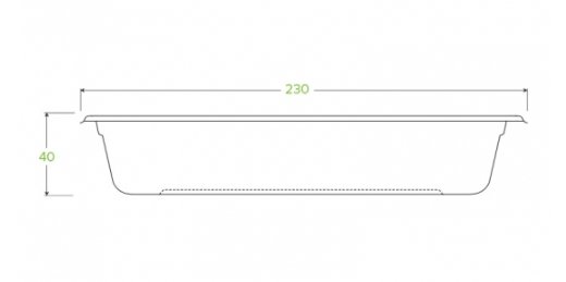 750ML BIOCANE TRAY - Cafe Supply