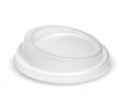 8-20OZ (90MM DIA) PLA WHITE LARGE LID - Cafe Supply