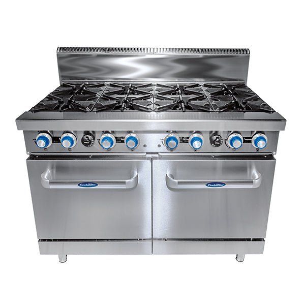 8 BURNER WITH OVEN W1219 X D790 X H1165 | COOKRITE 1 ATO-8B-F-LPG - Cafe Supply