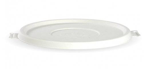 800-1,180ML / 24-40OZ WHITE BIOCANE BOWL LID - Cafe Supply