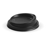 80MM PS BLACK SMALL LID - Cafe Supply