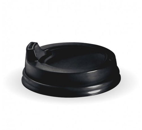 80MM PS BLACK SMALL SIPPER LID - Cafe Supply
