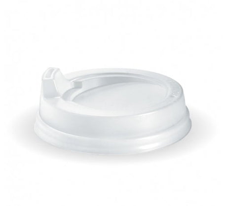 80MM PS WHITE SMALL SIPPER LID - Cafe Supply