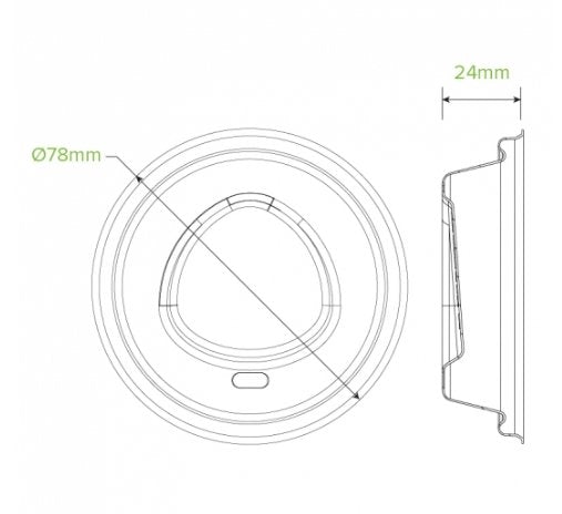 80MM SMALL SUGARCANE BIOCUP LIDS - Cafe Supply