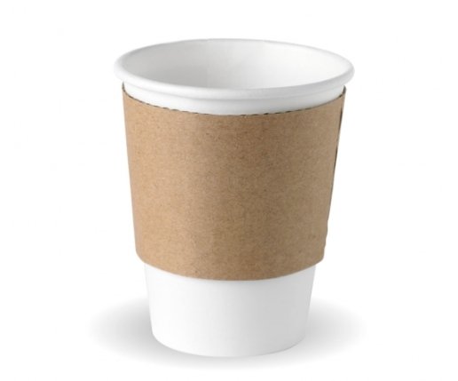 8OZ KRAFT CUP SLEEVE - Cafe Supply