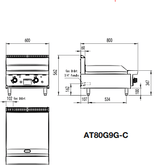 900 MM HOTPLATE NG AT80G9G-C-NG - Cafe Supply