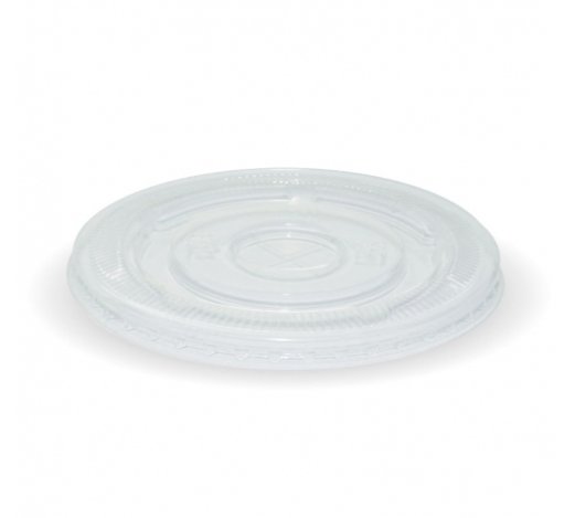 90MM PLA CLEAR LARGE STRAW-SLOT LID - Cafe Supply