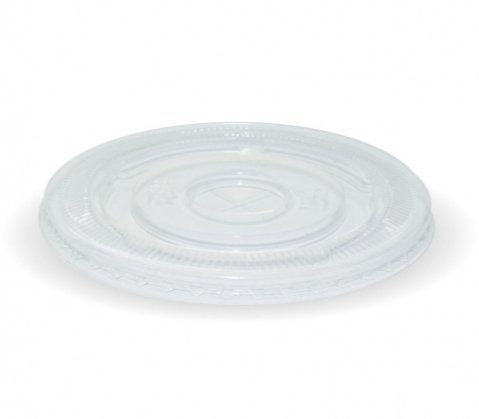90MM PLA CLEAR LARGE STRAW-SLOT LID - Cafe Supply