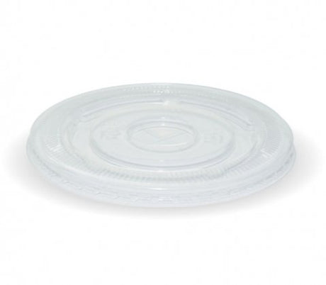 90MM PLA CLEAR LARGE STRAW-SLOT LID - Cafe Supply