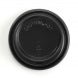 90MM PS BLACK LARGE LID - Cafe Supply