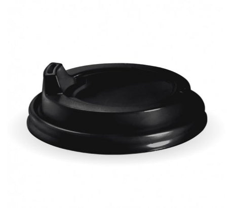 90MM PS BLACK LARGE SIPPER LID - Cafe Supply