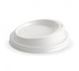 90MM PS WHITE LARGE LID - Cafe Supply