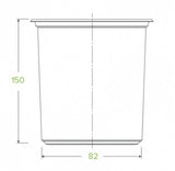 960ML CLEAR BIOBOWL - Cafe Supply