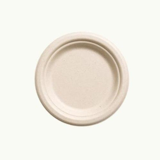 Sugarcane Plate 17cm - Cafe Supply