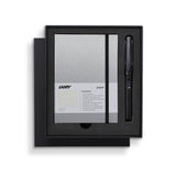 Lamy Notebook Fountain Pen Gift Set A6 Hard Cover Black - Cafe Supply