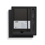 Lamy Notebook Fountain Pen Gift Set A6 Soft Cover Charcoal - Cafe Supply