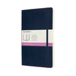Moleskine Notebook Sapphire Large Ruled + Plain Soft Cover - Cafe Supply