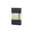 Moleskine Notebook Pocket Sapphire Blue Hard Cover Plain - Cafe Supply