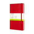 Moleskine Notebook Large Scarlet Red Hard Cover Plain  - Cafe Supply