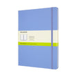 Moleskine Notebook XL Plain Hydrangea Blue Hard - Cafe Supply