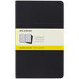 Moleskine Cahier Journals Large Black Square Pack 3 - Cafe Supply