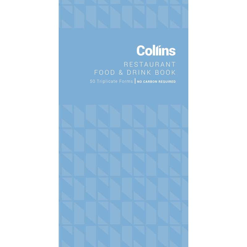 Collins Restaurant Triplicate Food & Drink 50 Leaf No Carbon Required - Cafe Supply