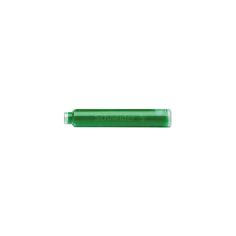 Schneider Fountain Pen Ink Cartridge Green Box 6 pieces - Cafe Supply