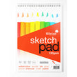 Silvine Sketch Pad Twin Wire A4+ 130gsm 30 Sheets - Cafe Supply