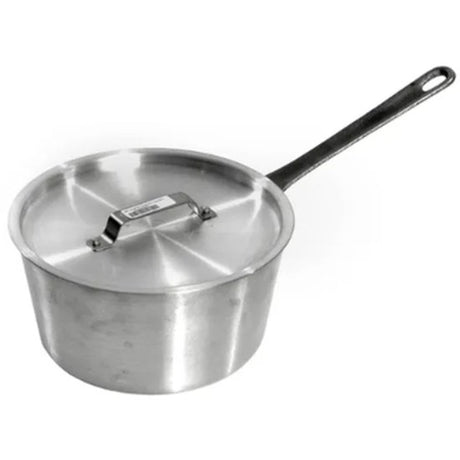 Aluminium Saucepan With Lid 7.0Ltr - Cafe Supply