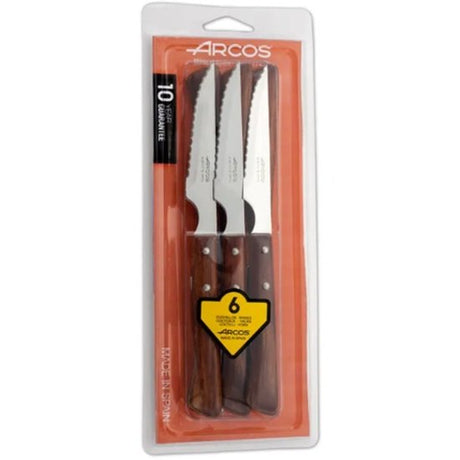Arcos Steak Knives Set Of 6, 11Cm - Cafe Supply