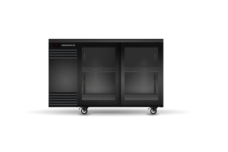 BackBar 2 Glass Sliding Door Fridge - Cafe Supply