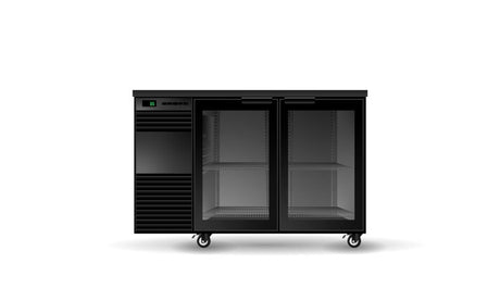 BackBar 2 Glass Swing Door Fridge - Cafe Supply