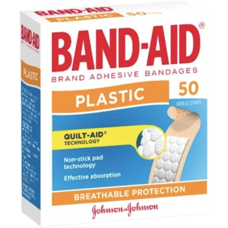 Band-Aid Plastic Strips - Cafe Supply