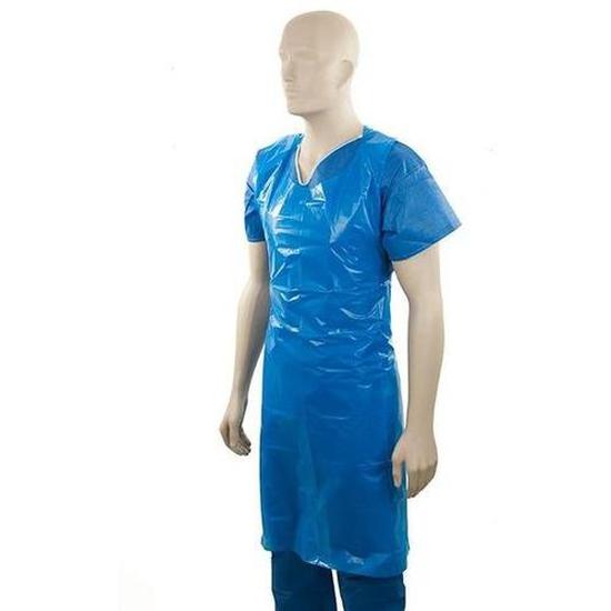 Bastion Apron Blue Heavy Duty - Tear Off - Cafe Supply