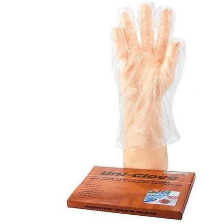 Bastion PE Clear Medium Gloves - Cafe Supply