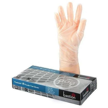 Bastion ProStretch P/F Clear Small Gloves - Cafe Supply