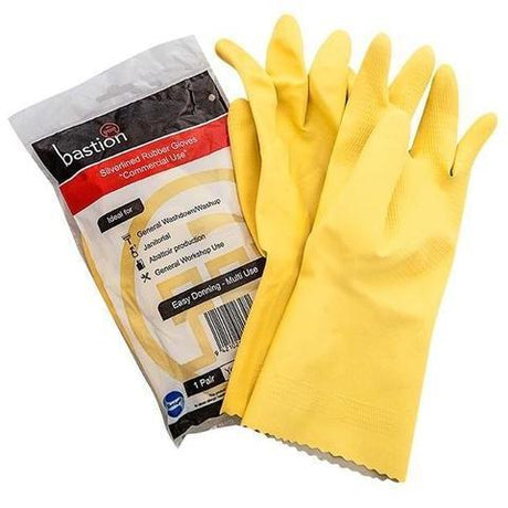Bastion Silverline Yellow X-Large Gloves - Cafe Supply