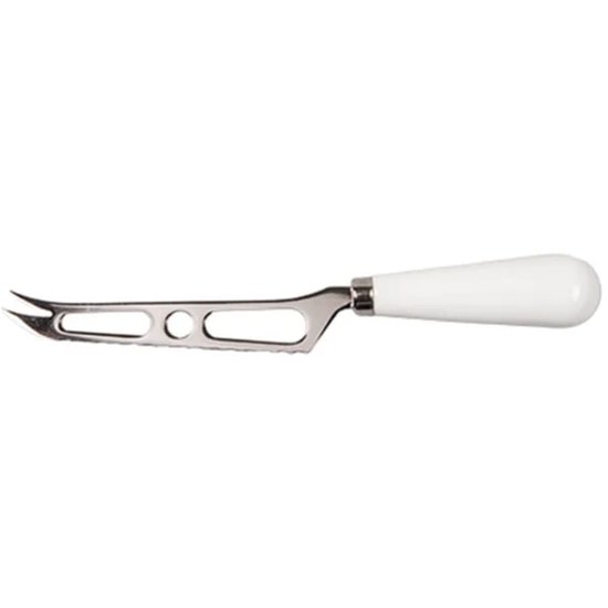 Bia Cheese Knife With White Handle - Cafe Supply