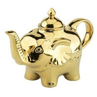 Bia Elephant Teapot Gold - Cafe Supply