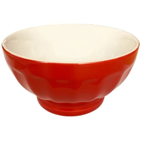 Bia Latte Bowl Ribbed - Red - Cafe Supply