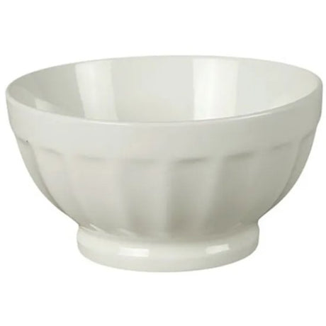 Bia Latte Bowl Ribbed White 450Ml/16 Oz - Cafe Supply